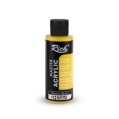 RİCH MASTER 120 ML SARI AKRİLİK BOYA