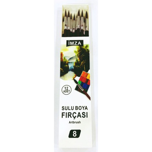 İMZA FIRÇA NO:8 PK:12'Lİ