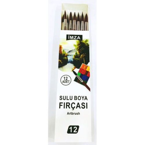 İMZA FIRÇA NO:12 PK:12'Lİ
