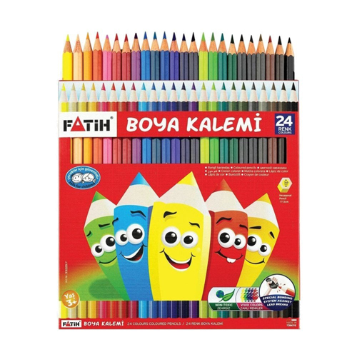 FATİH 24'LÜ KURU BOYA PK:12'Lİ