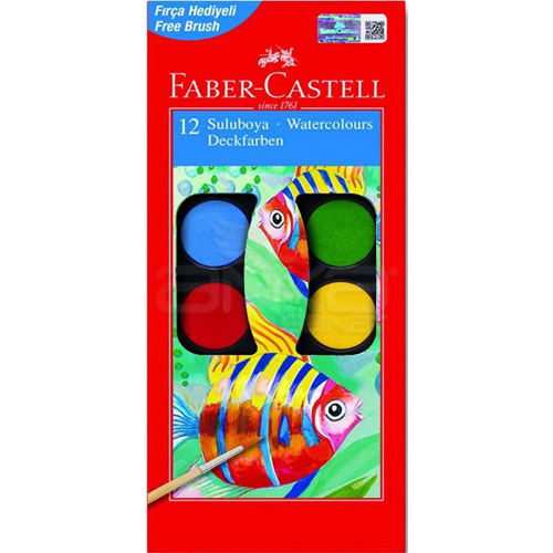FABER CASTELL 12 Lİ SULU BOYA
