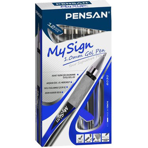 PENSAN MY SİNG MAVİ İMZA KALEMİ PK:12'Lİ