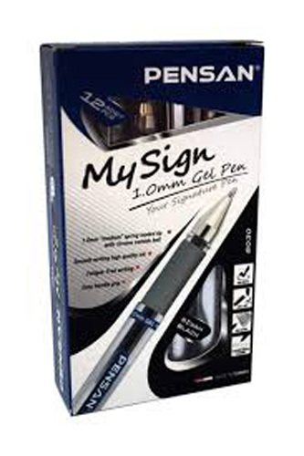 PENSAN MY-SİNG İMZA KALEMİ SİYAH 12'Lİ