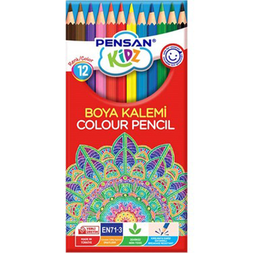PENSAN KİDZ KURU BOYA 12'Lİ