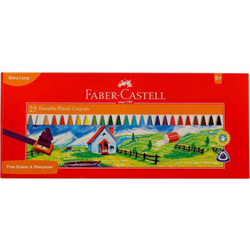 FABER CASTELL 15'Lİ SİLİNEBİLİR MUM BOYA