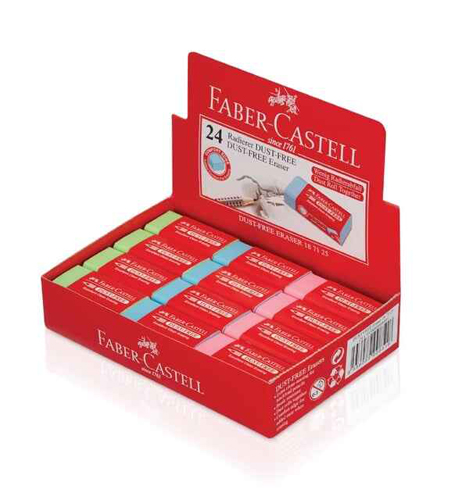FABER CASTELL DUST FREE RENKLİ 24 LÜ SİLGİ