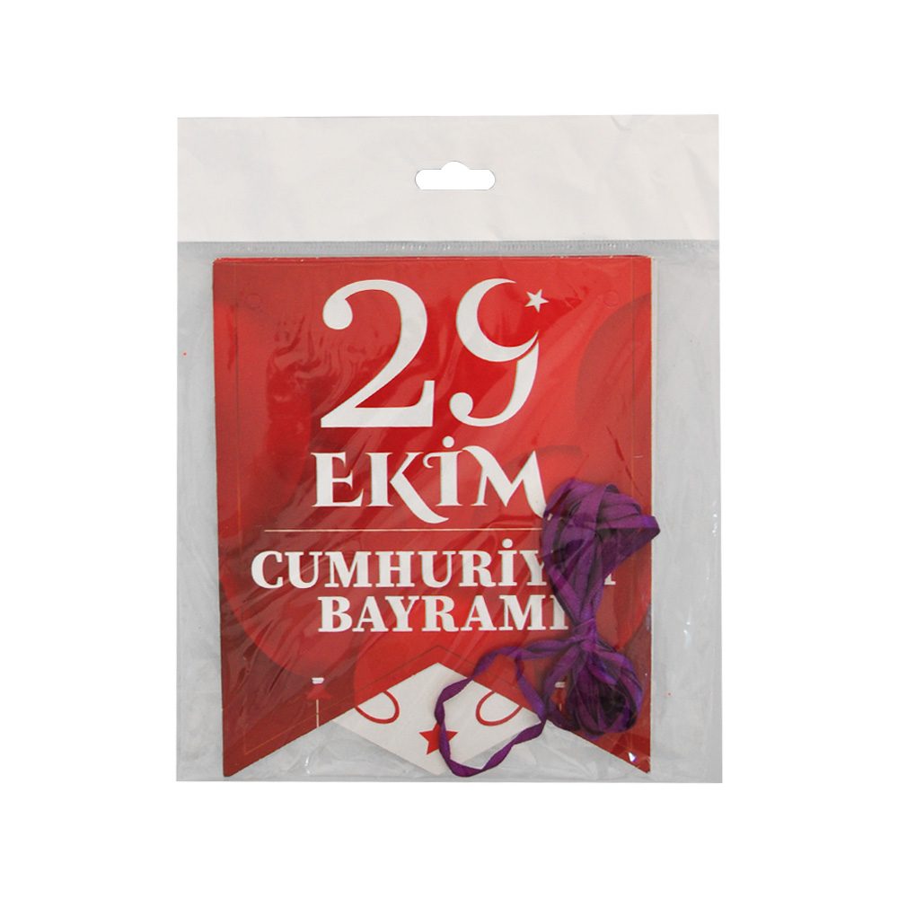 Milli Bayram Kutlama Harf Afiş -29 Ekim Kutlu Olsun-