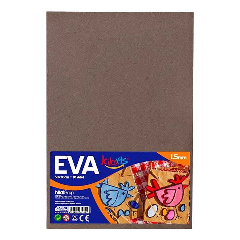 KİKA 50X70 EVA 10'LU KAHVERENGİ