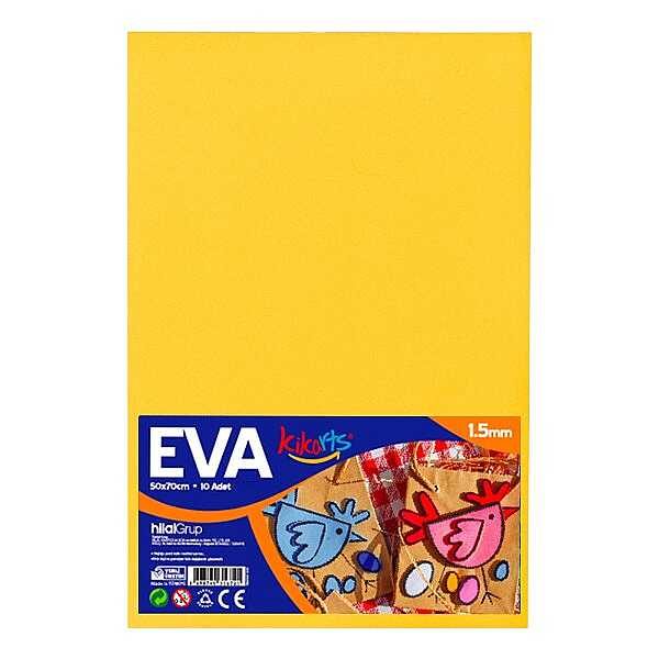 KİKA 50X70 EVA 10'LU SARI