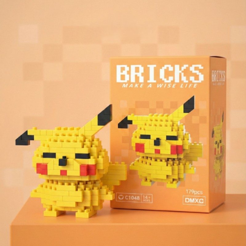BRICKS PIKACHU MİNİ LEGO PUZZLE