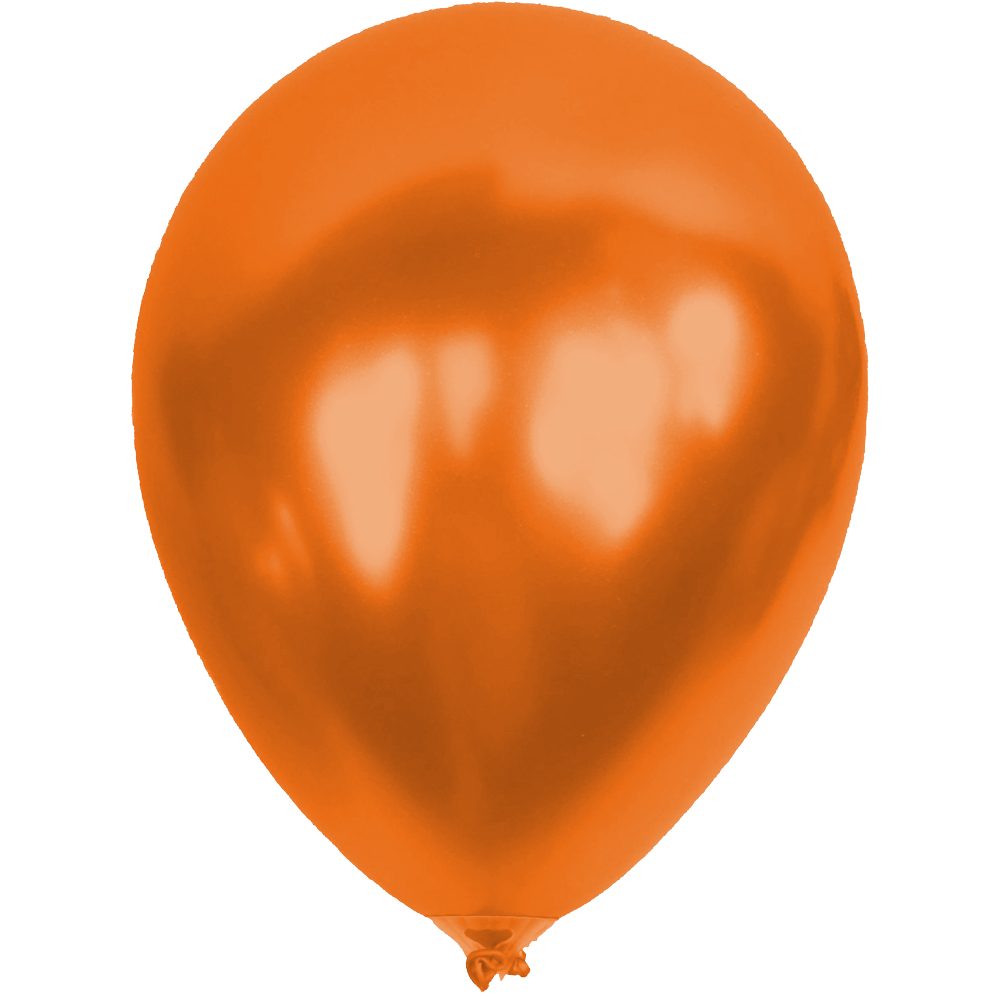 12" ECO METALİK BALON 100LÜ -TURUNCU-