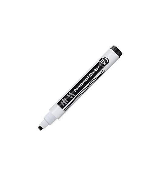 BİON PERMANENT MARKER KESİK UÇ SİYAH 12'Lİ