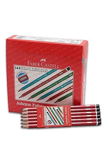 FABER CASTELL MERCANLI KURŞUN KALEM PK:144'LÜ