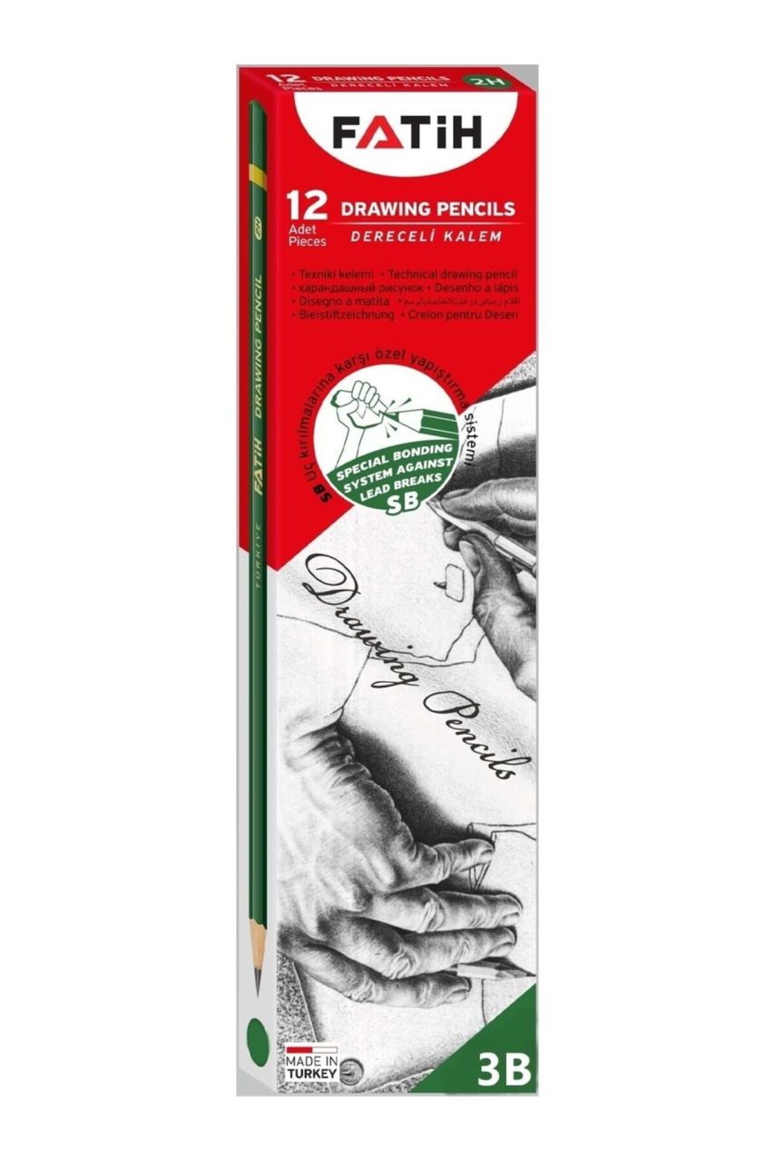 FATİH 3B DERECELİ KALEM PK:12'Lİ