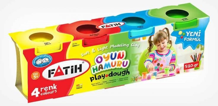 FATİH 4'LÜ OYUN HAMURU 400 GR