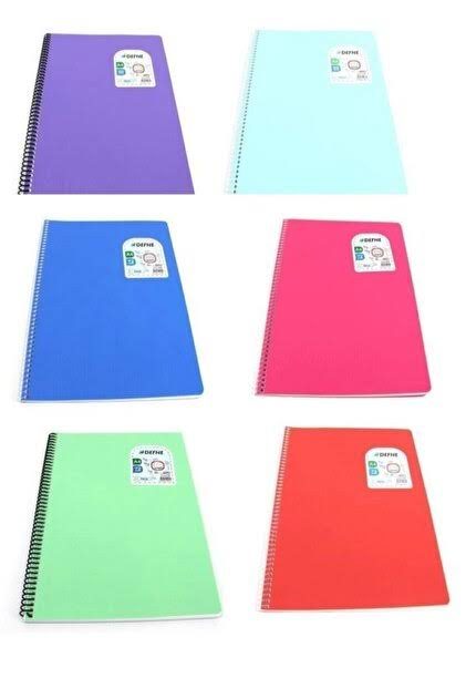 HERA A4 120 YAPRAK SPRALLİ KARELİ DEFTER PK:12'Lİ