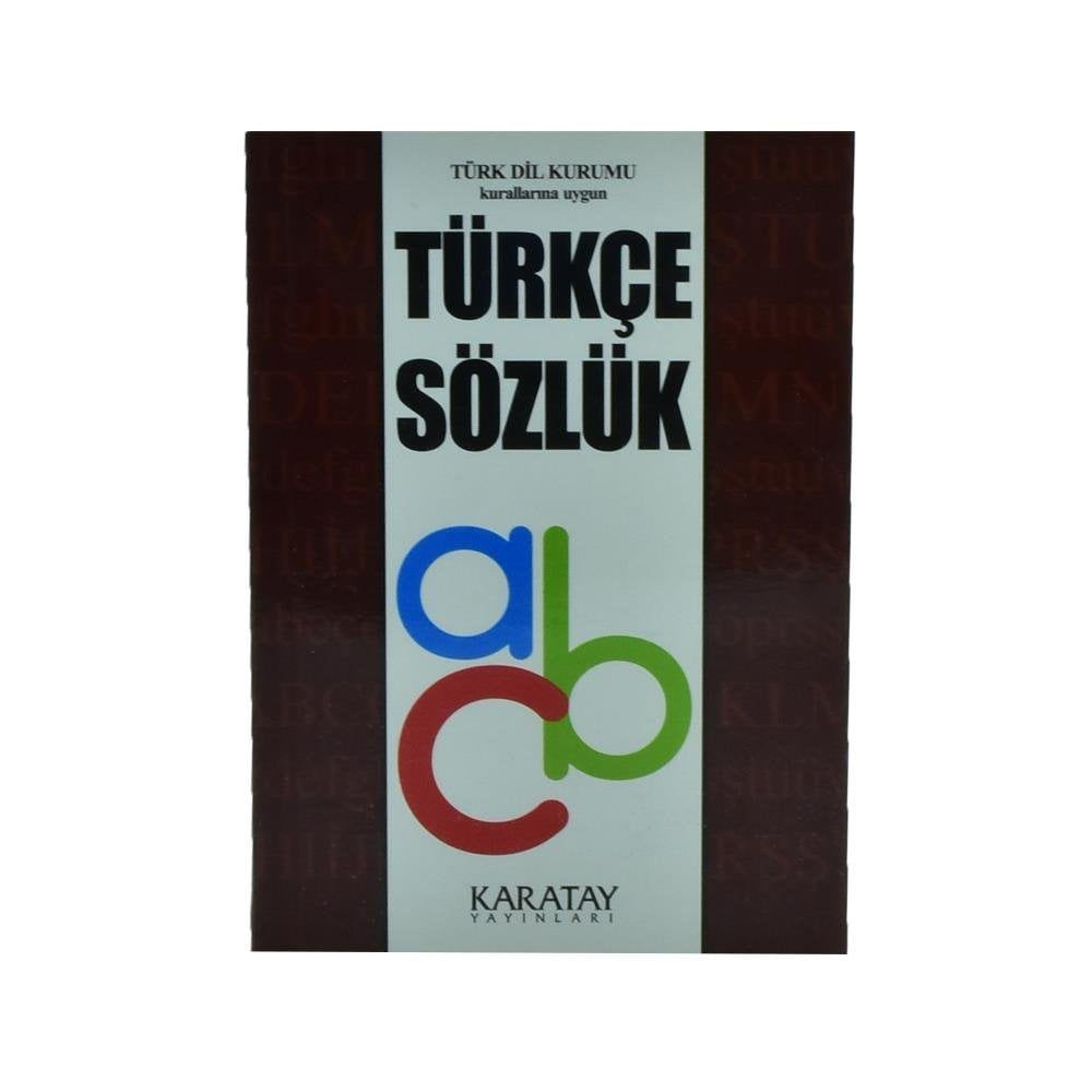 KARATAY TÜRKÇE SÖZLÜK KARTON KAPAK