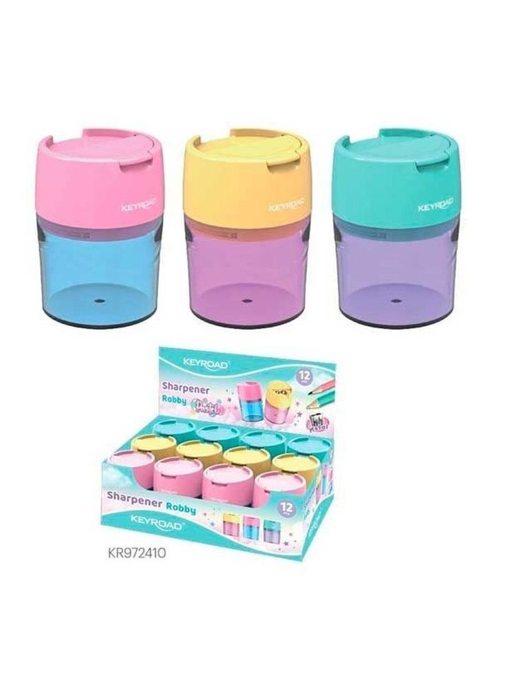 KEYROAD.KR972410.PASTEL ROBBY.ÇİFTLİ KALEMTRAŞ.12/KT