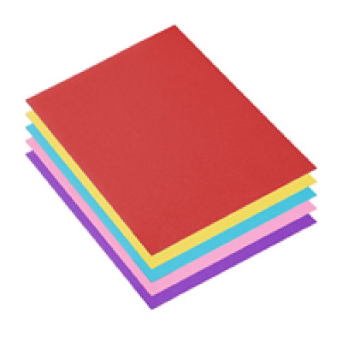 KİKA 35X50 RENKLİ MUKAVVA KARIŞIK PK:36'LI