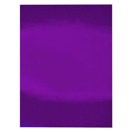 KİKA 50X70 MOR METALİK KARTON 50'Lİ