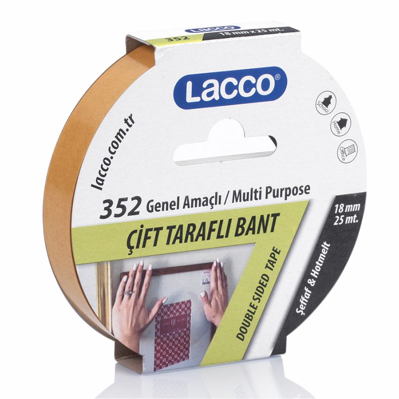 LACCO 18MMX25 MM ÇİFT TARAFLI BANT