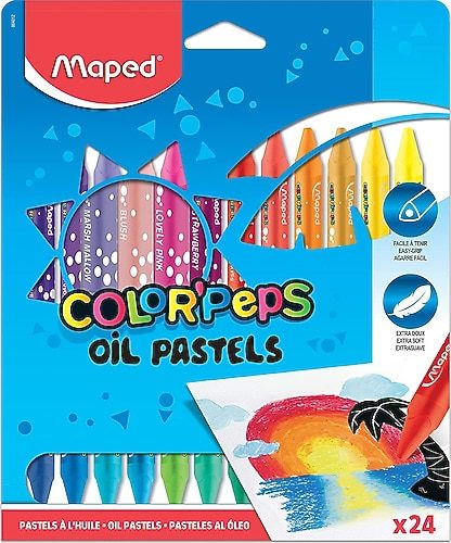 MAPED 24'LÜ PASTEL BOYA