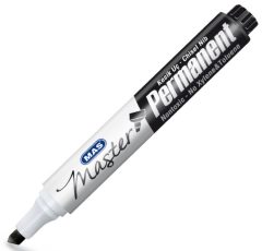 MAS PERMANENT MARKER KESİK UÇ SİYAH 12'Lİ