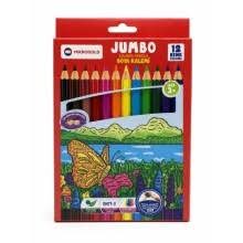 MİKROGOLD JUMBO KURU BOYA 12'Lİ
