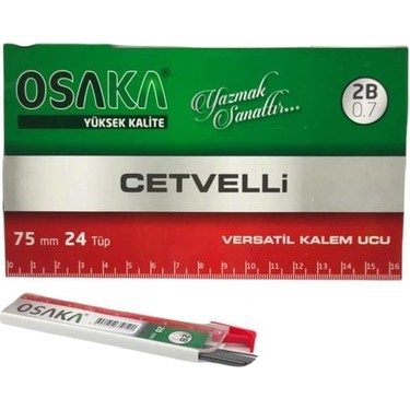 OSAKA CETVELLİ VERSATİL KALEM UCU 0.7 PKT:24'LÜ