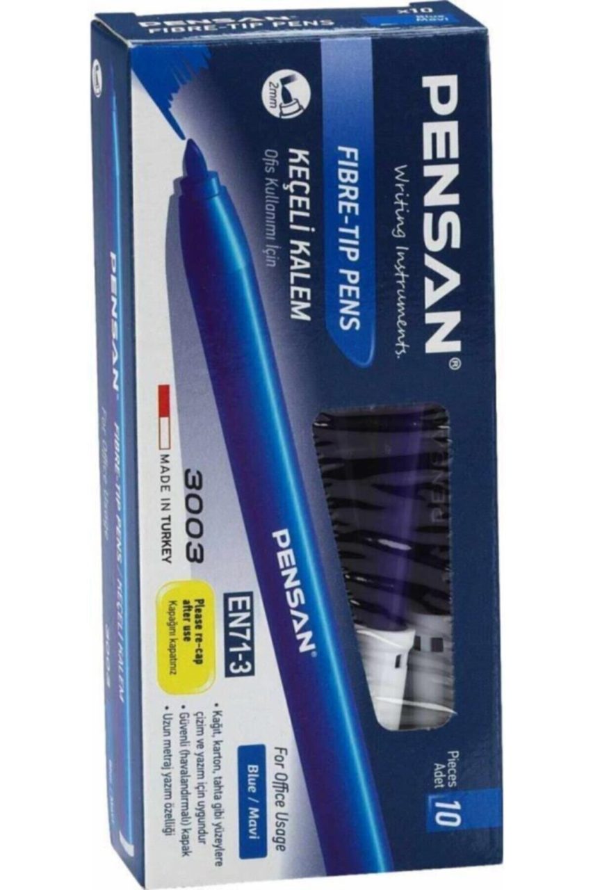 PENSAN TEKLI KEÇELI KALEM MAVİ