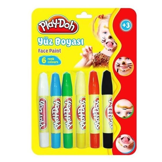 PLAY DOH YÜZ BOYASI 6'LI