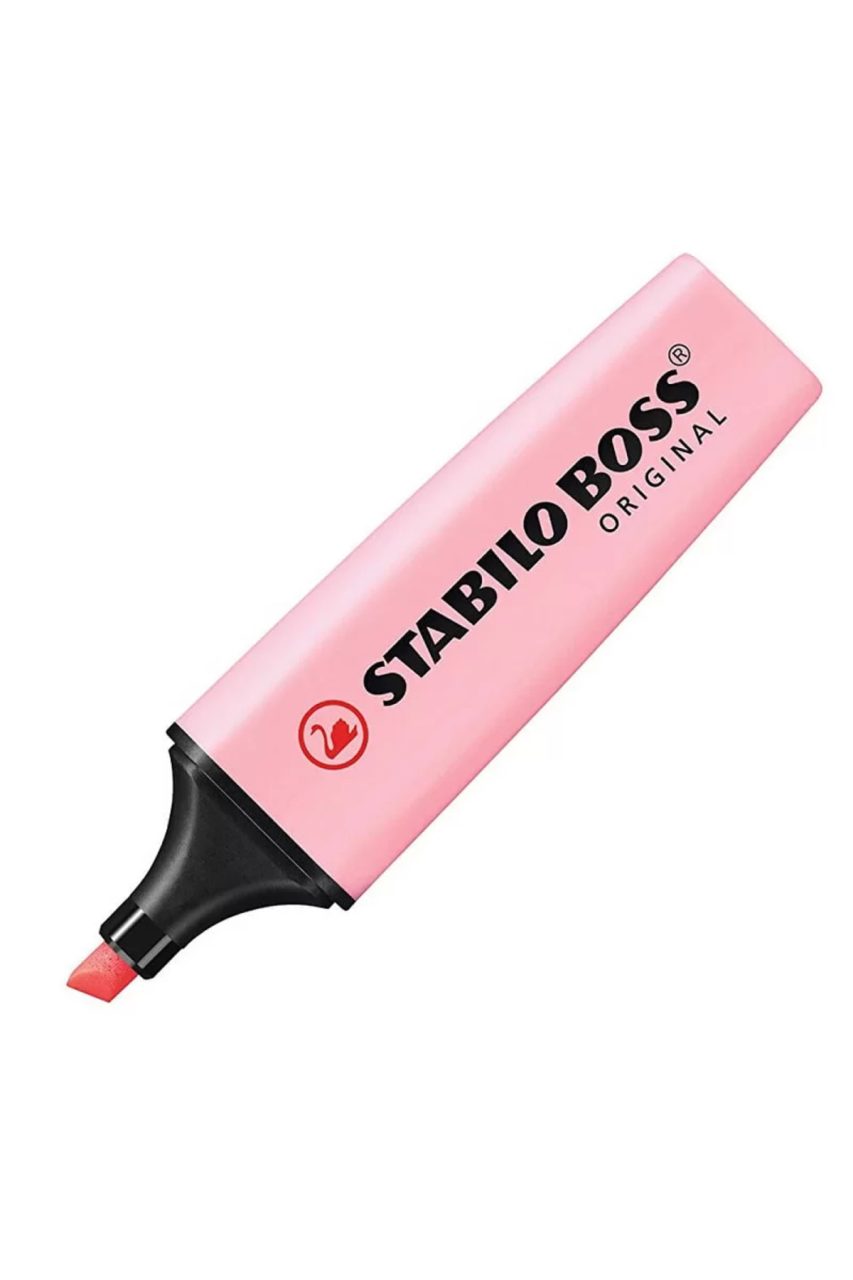 STABİLO BOS 70/129 PASTEL PEMBE FOSFORLU PK:10'LU