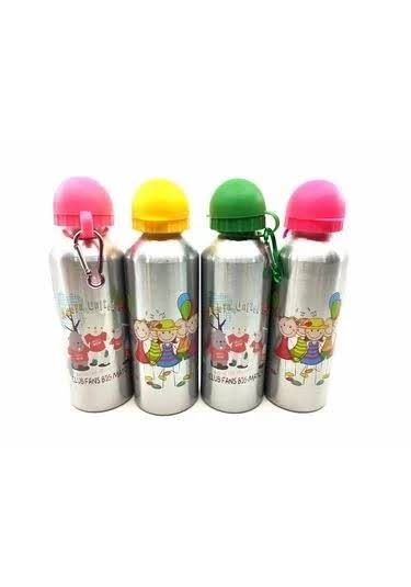 U4 ALİMİNYUM MATARA 500 ML (KIZ) PK:12'Lİ